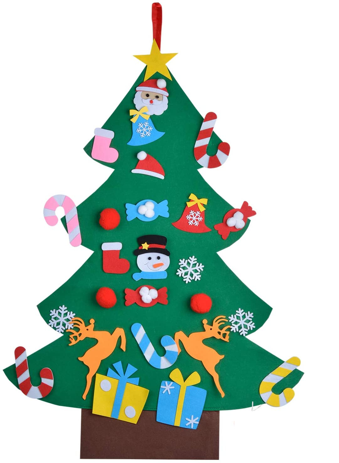 Kids' Holiday Fun Felt Tree