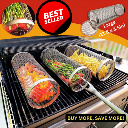 NEW 2024 Ultimate SpinMaster™ Grill Basket